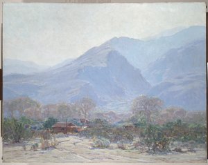 Palm Springs Landscape with Shack, 1925